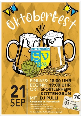 Oktoberfest Kottengrün 2024