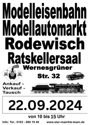 Modelleisenbahn- und Modellautobörse  