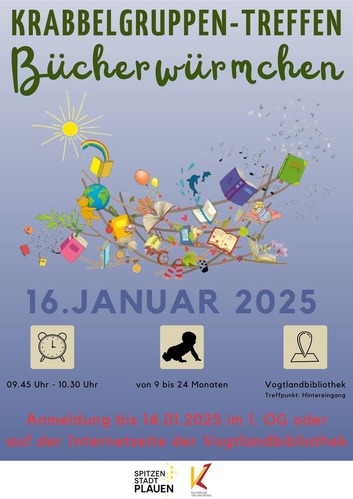 Krabbelgruppe Plakat Januar 2025