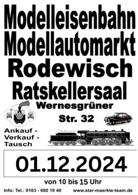 Modelleisenbahn- und Modellautobörse  0000