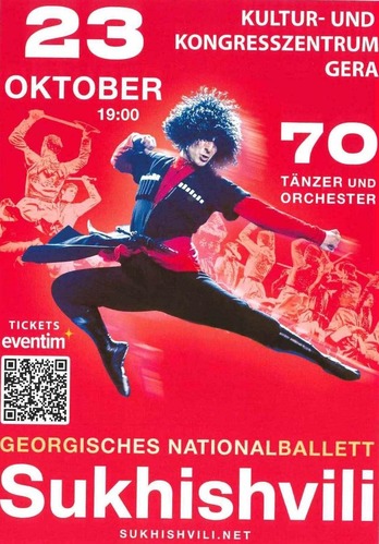  Georgian National Ballet Sukhishvili am 23.10.2024 im KuK