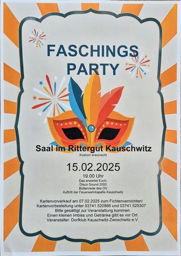 Faschingsparty Rittergut Kauschwitz 25